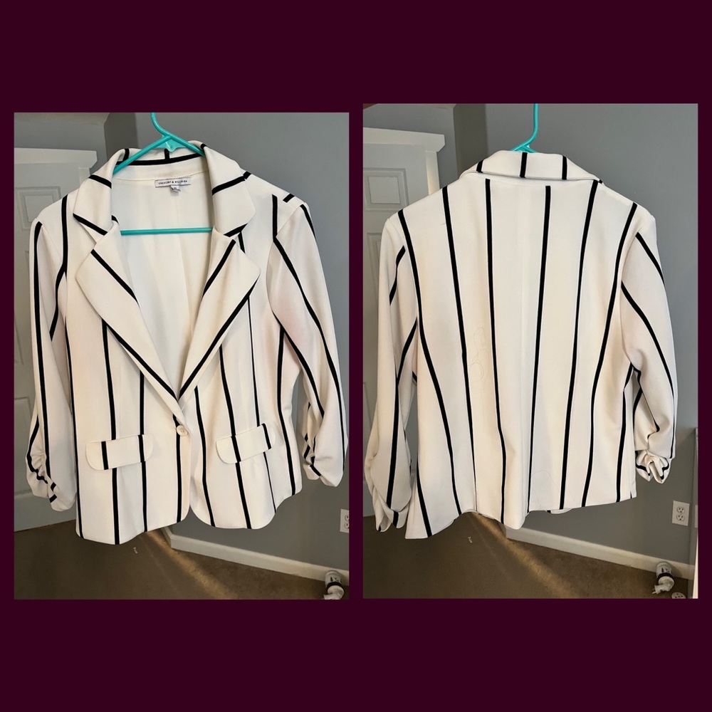 White blazer